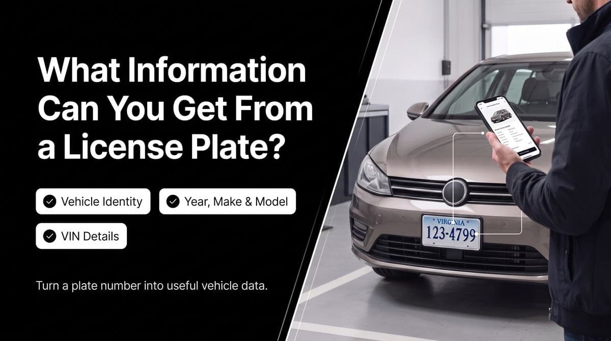 What Information Can You Get From a License Plate?
